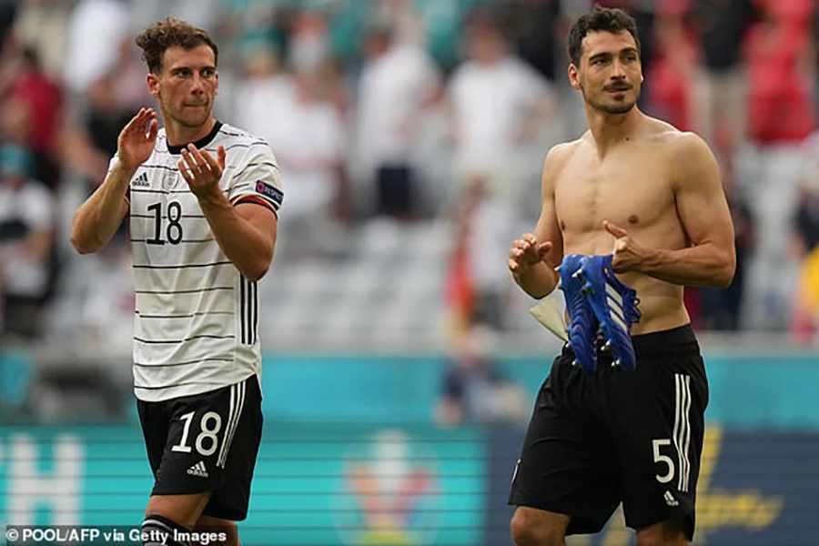 Leon Goretzka và Mats Hummels không có tên trong danh sách tuyển Đức dự Euro 2024. ẢNH: GETTY tuyen-duc-euro-2024.jpg