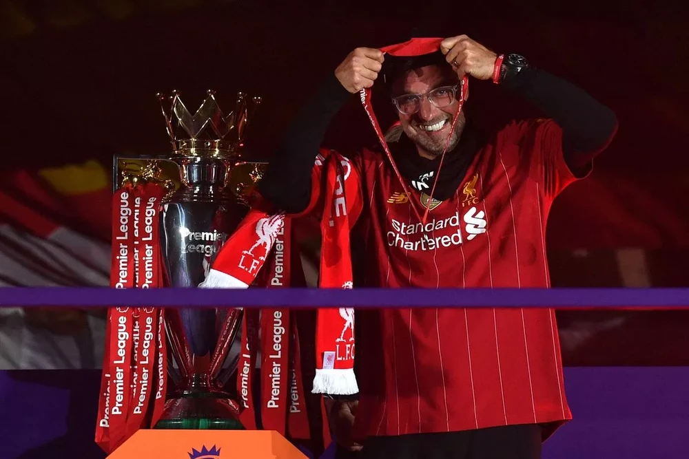 Jurgen Klopp giúp Liverpool "giải cơn khát" 30 năm không vô địch Premier League. ẢNH: GETTY liverpool-jurgen-klopp.jpg