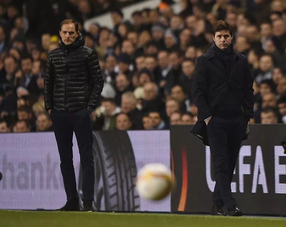Thomas Tuchel và Mauricio Pochettino là 2 HLV danh tiếng nhất trong 5 ứng viên dẫn dắt MU mùa tới. ẢNH: GETTY mu-tuchel-pochettino.jpg