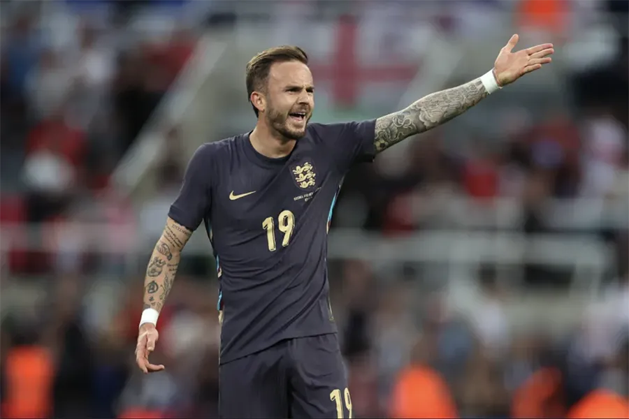 James Maddison là ngôi sao đầu tiên bị loại khỏi tuyển Anh dự Euro 2024. ẢNH: GETTY Ngôi sao đầu tiên bị loại, tuyển Anh