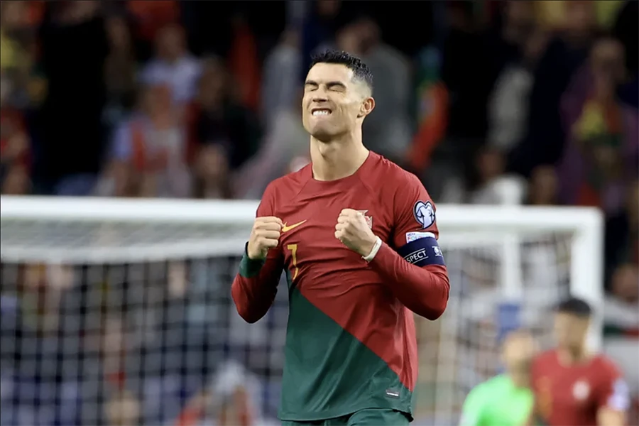 Ronaldo hi vọng sẽ cùng Bồ Đào Nha vô địch Euro 2024. ẢNH: AP cristiano-ronaldo.png