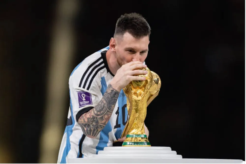 Messi vẫn muốn được cống hiến cho đội tuyển Argentina sau chức vô địch World Cup. Ảnh: GETTY World Cup 2026