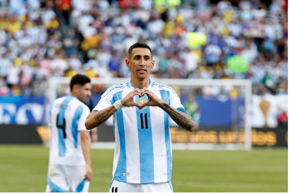 Di Maria luôn là chỗ dựa cho Argentina mỗi khi thiếu vắng Messi. Ảnh: GETTY argentina-di-maria.jpg