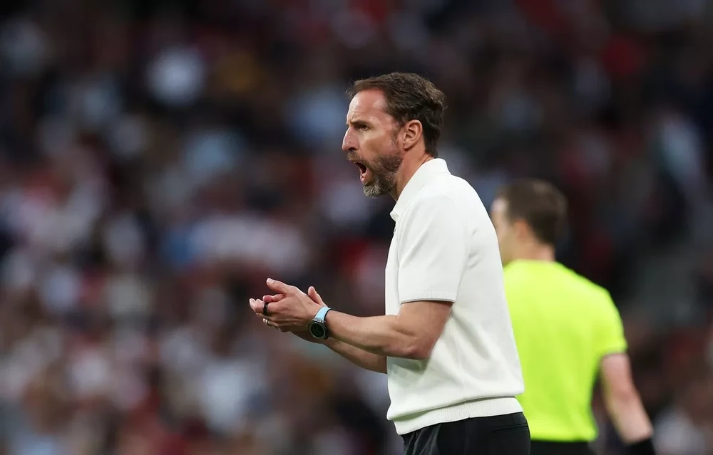 HLV Gareth Southgate của tuyển Anh ủng hộ việc được đăng ký 26 cầu thủ tham dự UEFA Euro 2024. ẢNH: GETTY euro-2024-tuyen-anh.jpg