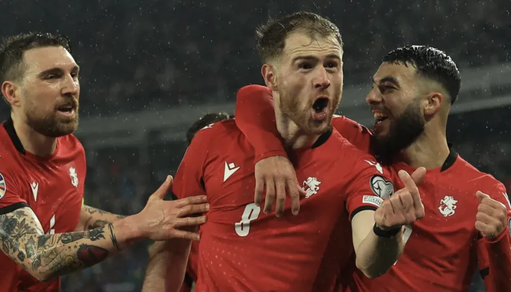 Georgia lần đầu tiên góp mặt tại một vòng chung kết Euro. ẢNH: UEFA uefa euro 2024