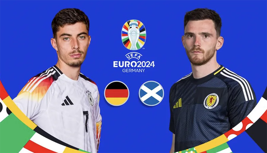 Đức và Scotland sẽ đá trận khai mạc Euro 2024. ẢNH: UEFA khai mạc Euro 2024