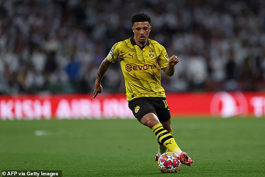 Jadon Sancho cũng trong tầm ngắm của Juventus. ẢNH: GETTY manchester-united-jadon-sancho.jpg