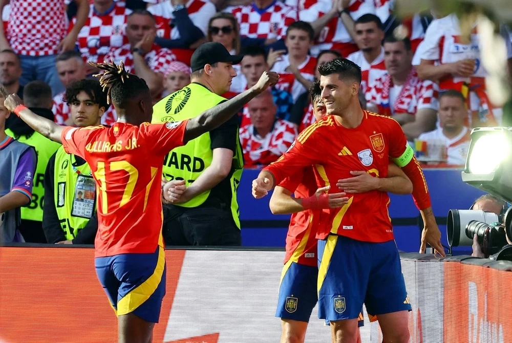 Thi đấu thăng hoa, Tây Ban Nha khởi đầu thuận lợi ở bảng B Euro 2024. Ảnh: Reuters IMG_9078.jpeg