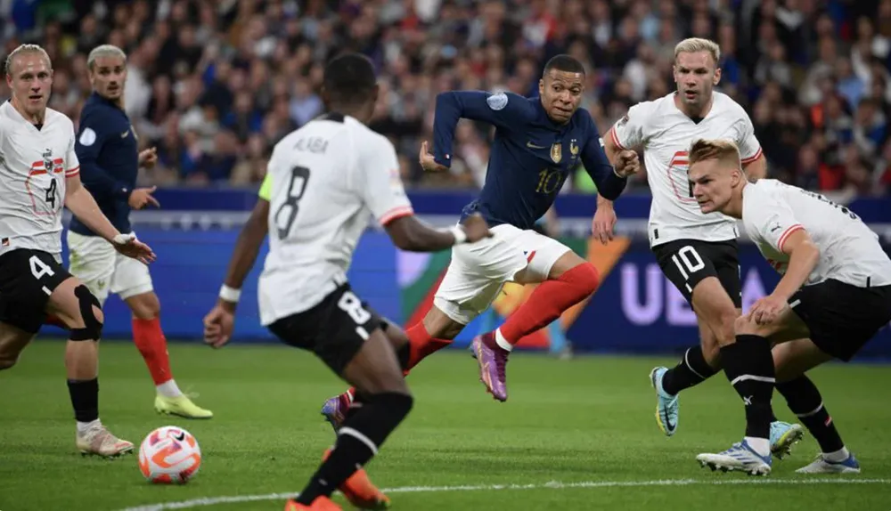 Sự thật khó tin là Kylian Mbappe chưa ghi bất cứ bàn nào tại một vòng chung kết Euro. ẢNH: GETTY Sự thật khó tin, euro 2024,Pháp,Áo