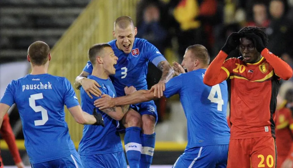 Thống kê đối đầu bất ngờ khi Slovakia có thành tích tốt hơn Bỉ. ẢNH: GETTY Thống kê đối đầu bất ngờ, euro 2024