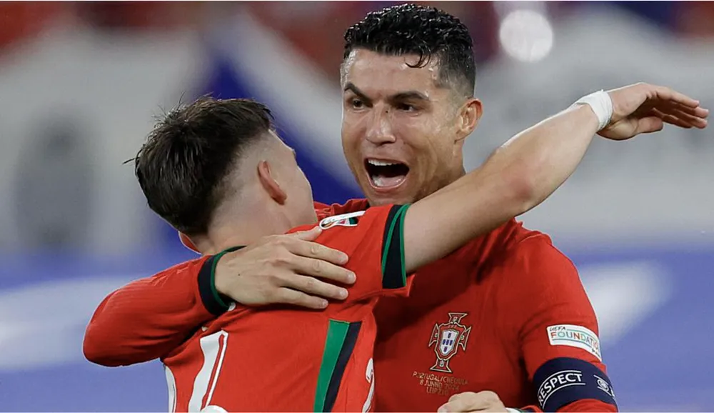Bồ Đào Nha có chiến thắng quan trọng trước Czech. ẢNH: GETTY BỒ ĐÀO NHA, EURO 2024