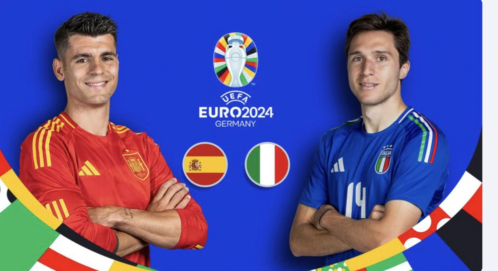 Ý đối đầu Tây Ban Nha là trận cầu hấp dẫn đáng xem nhất toàn bộ vòng bảng Euro 2024. ẢNH UEFA Tây Ban Nha, Ý, Euro 2024