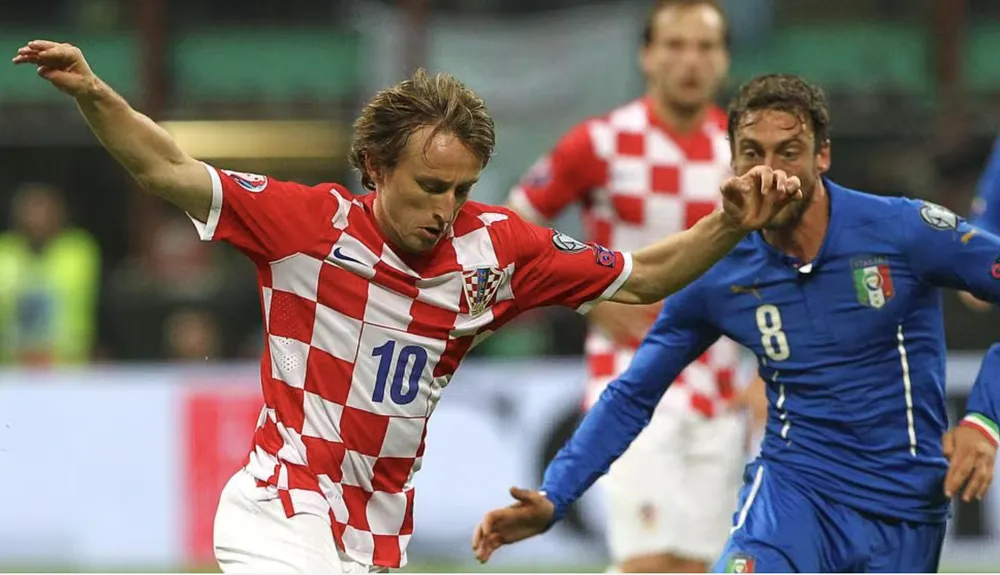Đội tuyển Ý và Croatia đối đầu với nhau vào năm 2014. ẢNH: GETTY euro-2024-croatia-y.png