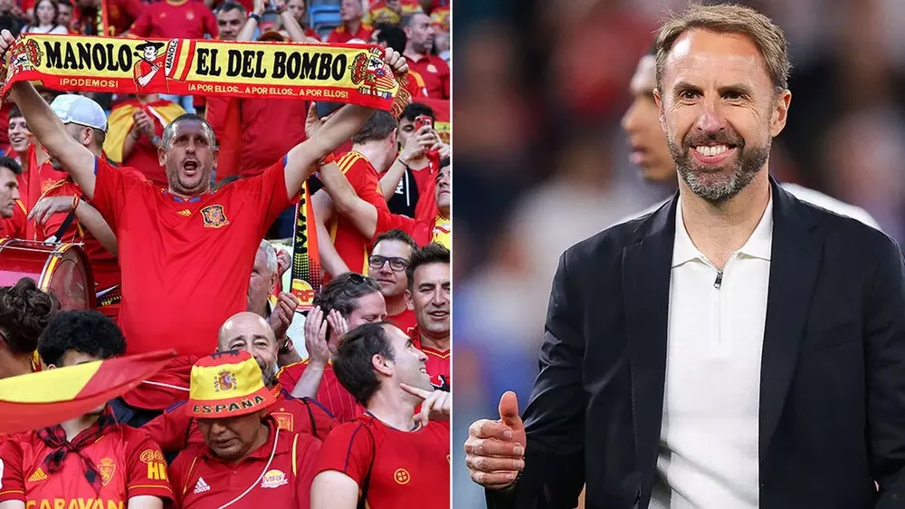Đội tuyển Anh giành vé đi tiếp sau khi Tây Ban Nha thắng Albania 1-0. ẢNH: MIRROR Đội tuyển Anh, euro 2024