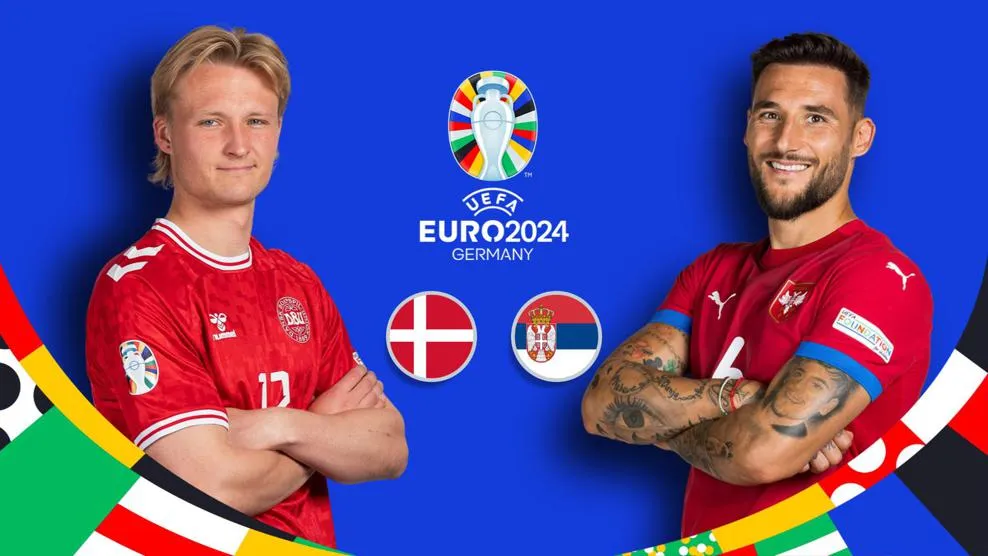 Tuyển Đan Mạch đối đầu với Serbia ở lượt cuối bảng C Euro 2024. ẢNH: UEFA Tuyển Đan Mạch, euro 2024, serbia