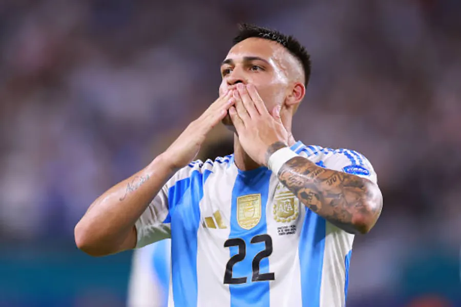 Lautaro Martinez tiếp tục thể hiện phong độ ấn tượng tại Copa America năm nay. Ảnh: GETTY copa america, đội tuyển Argentina