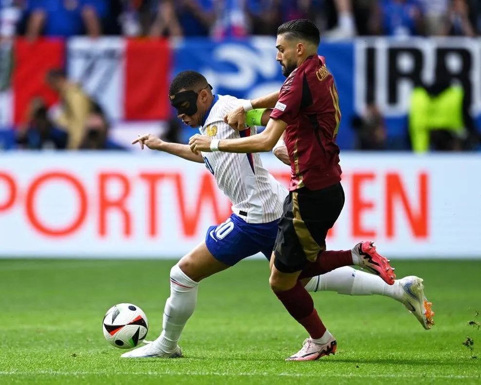 Mbappe không đạt được phong độ cao như CĐV kỳ vọng. Ảnh: Reuters phap-euro-2024.jpeg
