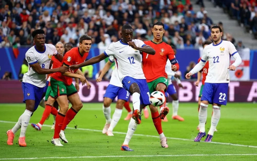 Thua đội tuyển Pháp trên chấm penalty, Bồ Đào Nha chính thức dừng chân ở Euro 2024. Ảnh: Reuters IMG_9267.jpeg