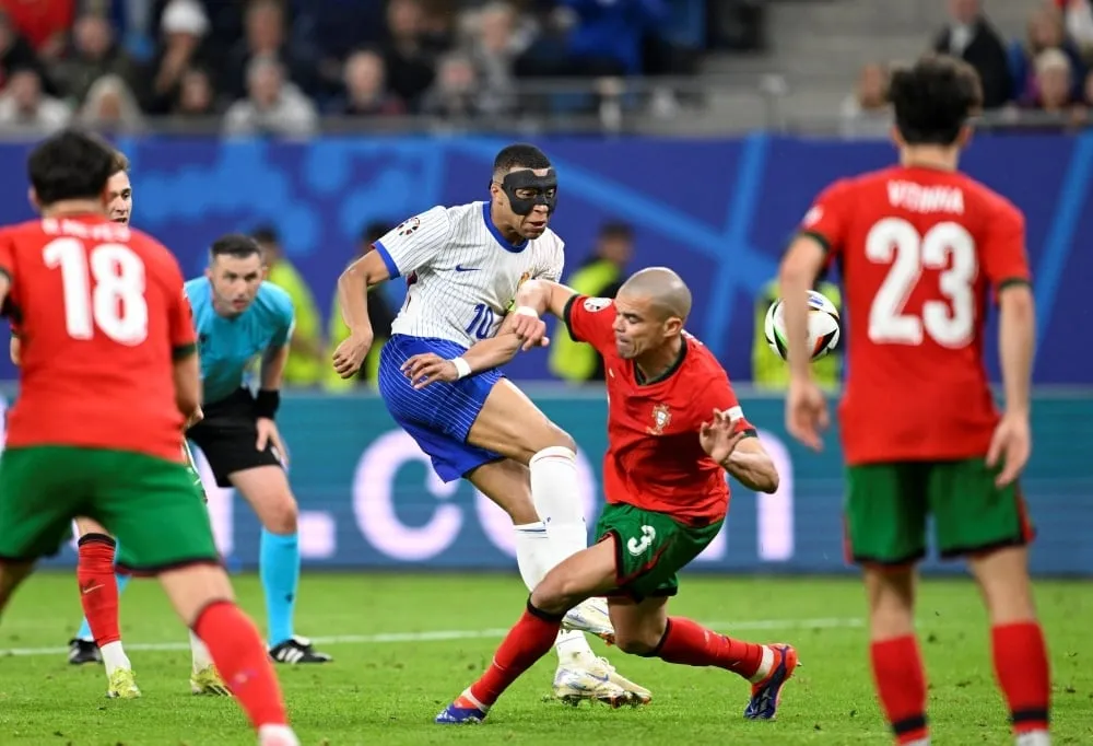 Mbappe chưa đạt được phong độ vốn có. Ảnh: Reuters tay-ban-nha-phap-euro-2024.jpeg