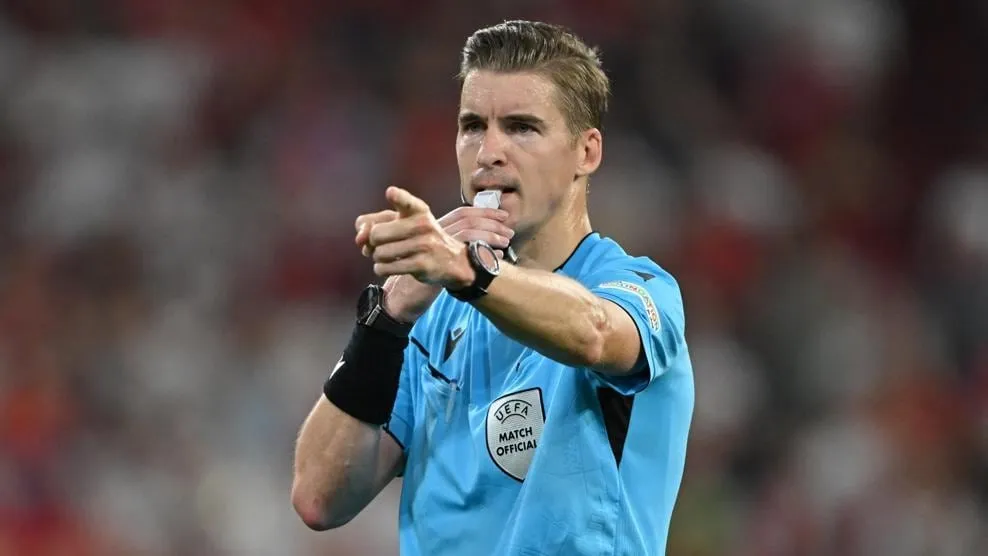 Ông Francois Letexier là trọng tài chính trận chung kết Euro 2024. ẢNH: GETTY trong-tai-chung-ket-euro-2024.jpg