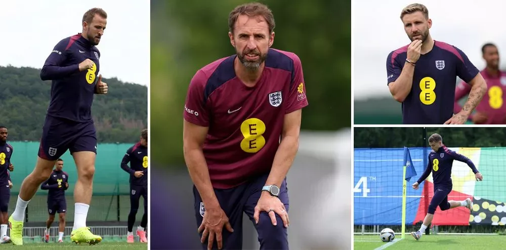 HLV Gareth Southgate đã chọn được đội hình chính tuyển Anh đá chung kết Euro 2024 với Tây Ban Nha. ẢNH: MIRROR chung kết Euro 2024, tuyển Anh,Tây Ban Nha,Euro 2024