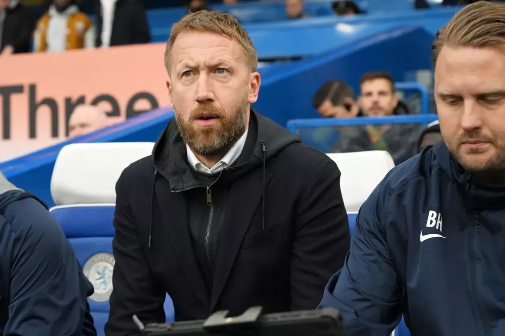 Graham Potter được các nhà cái đánh giá là ứng cử viên số 1 thay Gareth Southgate dẫn dắt đội tuyển Anh. ẢNH: GETTY Graham-Potter-doi-tuyen-anh.jpg