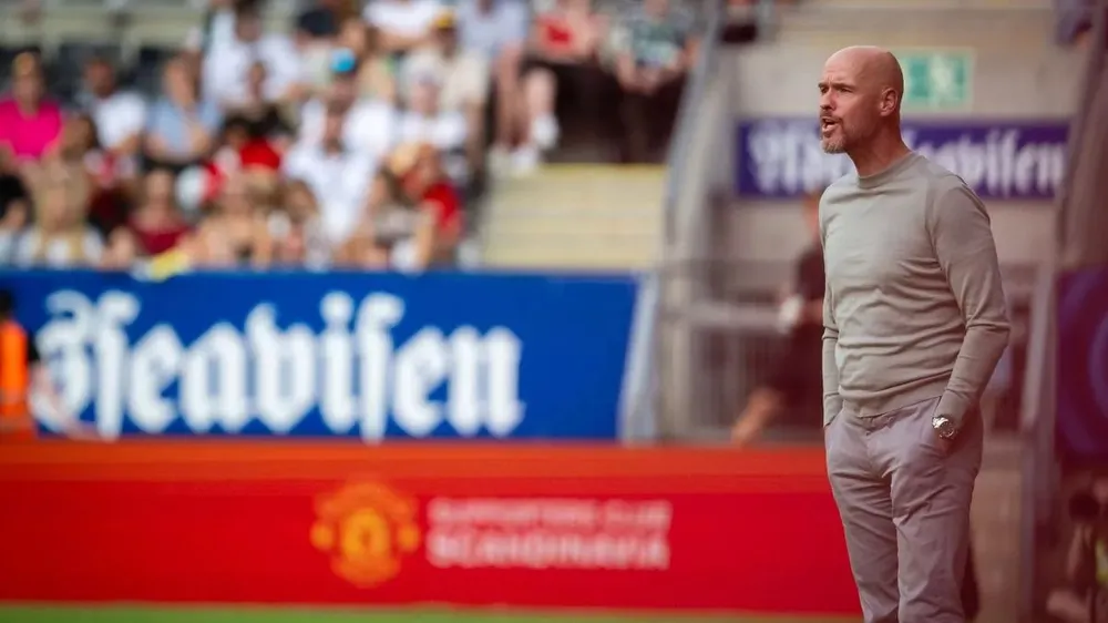 Ten Hag sẽ bị MU sa thải nếu khởi đầu mùa bóng mới không tốt. ẢNH: GETTY Ứng cử viên số 1 của MU,MU thay thế Ten Hag,MU,Manchester United