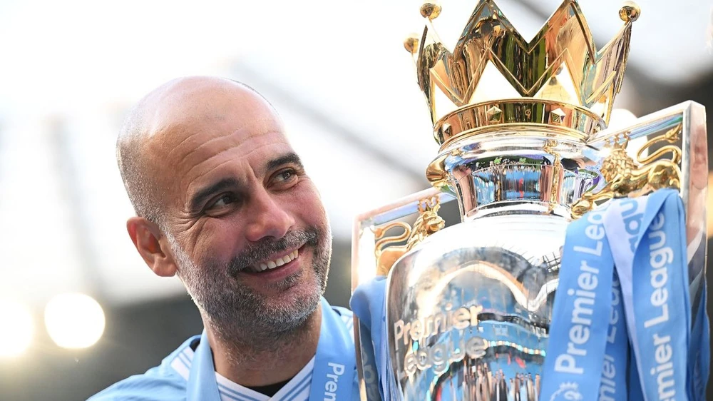 FA sẵn sàng chờ đợi để bổ nhiệm HLV Pep Guardiola của Man City. ẢNH: GETTY MAN CITY,HLV Pep Guardiola,TUYỂN ANH,EURO 2024