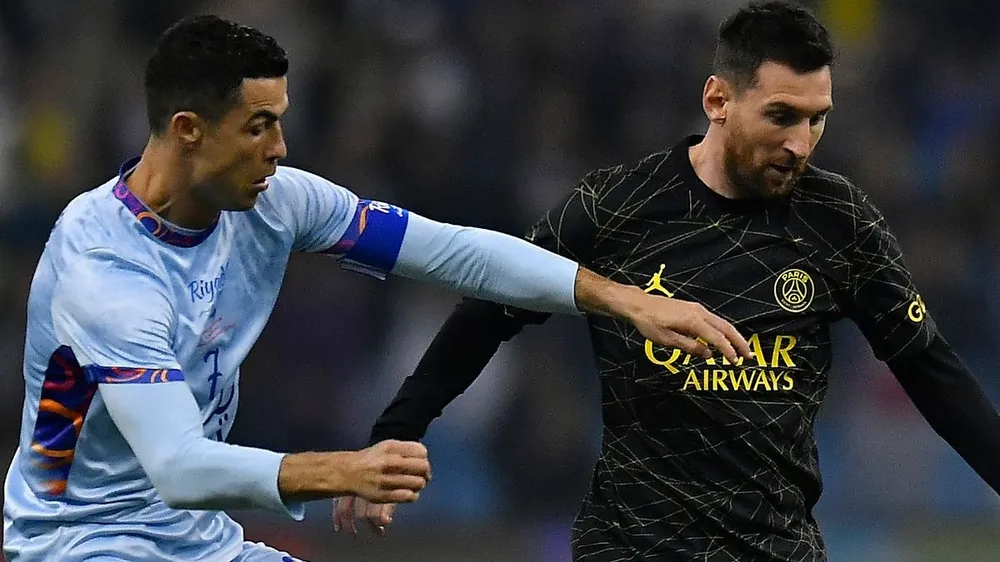 Ronaldo hành xử theo cách Messi không bao giờ làm. ẢNH: GETTY ronaldo,Messi không bao giờ làm,MESSI