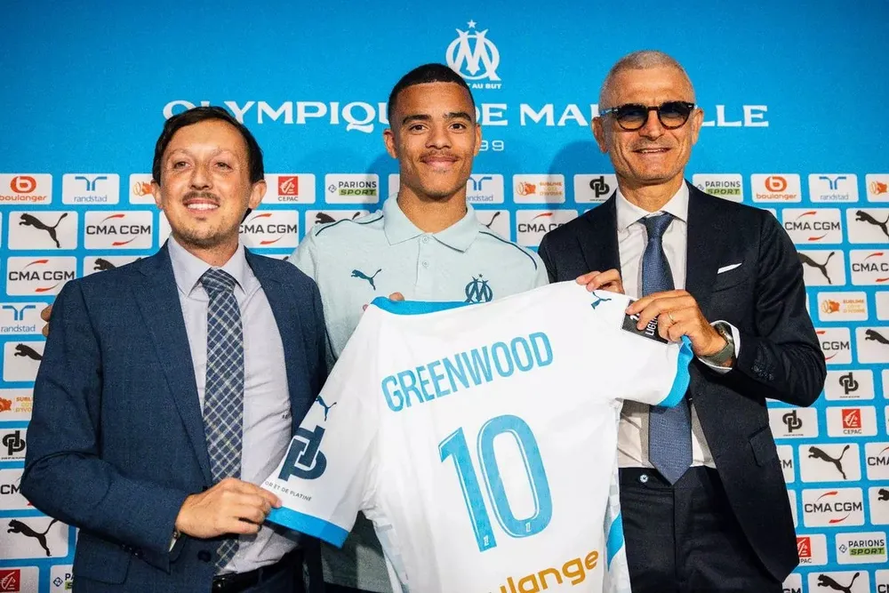 Greenwood đã là cầu thủ của Marseille. ẢNH: GETTY greenwood-marseille-mu.jpg