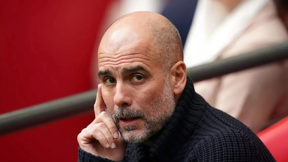 HLV người Tây Ban Nha Pep Guardiola hé lộ tương lai có thể tiếp tục kéo dài thời gian tại vị ở Man City. ẢNH: GETTY Pep Guardiola hé lộ tương lai,MAN CITY