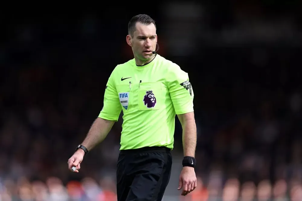 Jarred Gillett sẽ bắt chính trận tranh siêu cúp Anh giữa Manchester United và Manchester City. ẢNH: GETTY SIÊU CÚP ANH,MU,MAN CITY