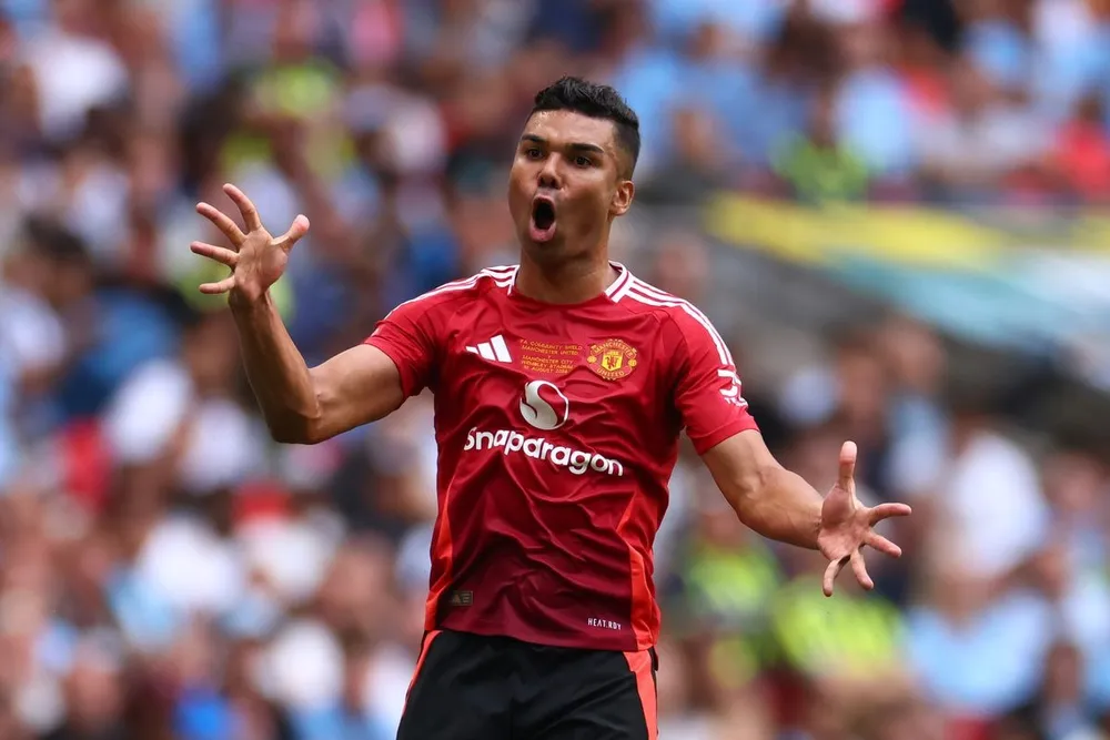 Tương lai của Casemiro tại MU đã trở nên rõ ràng khi Ten Hag tuyên bố anh sẽ ở lại Old Trafford. ẢNH: GETTY Tương lai của Casemiro,MU,Casemiro