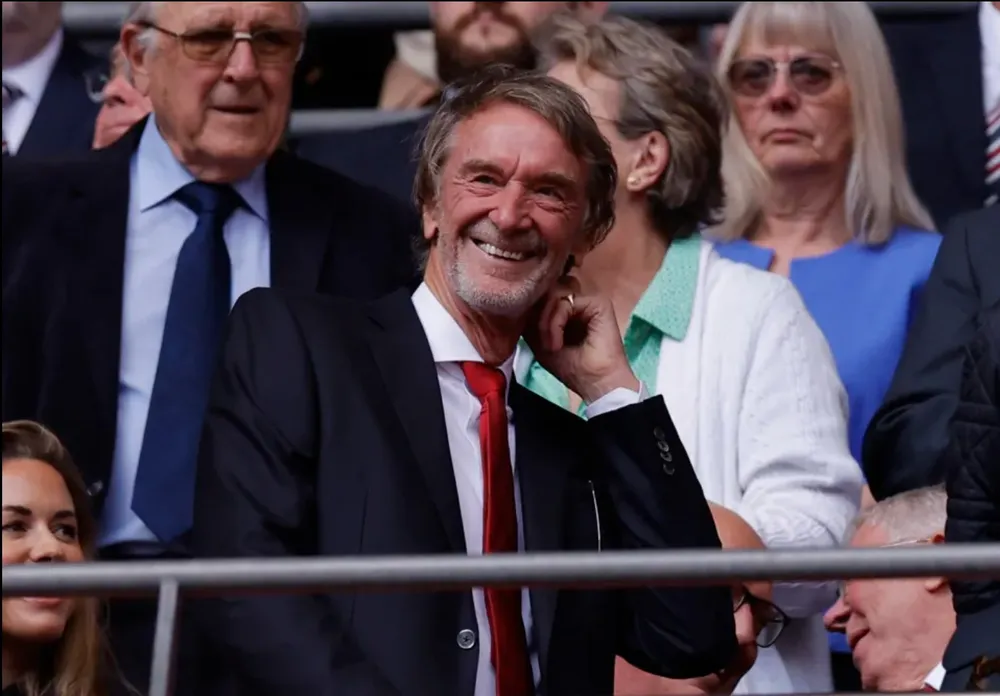 Sir Jim Ratcliffe giải thích quyết định không sa thải HLV Ten Hag và nói về quá trình mua cổ phần MU. ẢNH: REUTERS mu-khong-sa-thai-hlv-ten-hag.jpg
