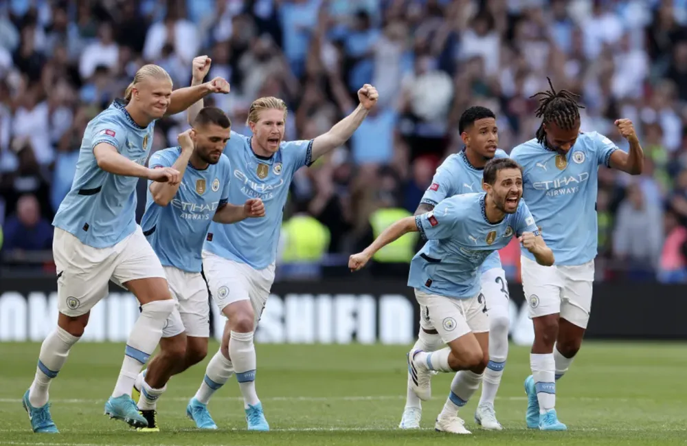 Siêu máy tính dự đoán Man City sẽ vô địch Premier League lần thứ năm liên tiếp. ẢNH: GETTY man-city-vo-dich-premier-league.png