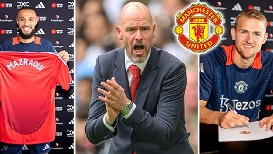 Dream Team MU của HLV Erik ten Hag đã hình thành sẵn sàng cho mùa giải mới. ẢNH: MIRROR dream-team-mu.jpeg