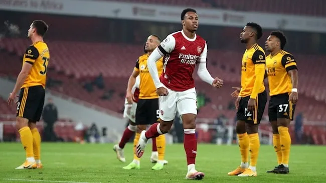 Khả năng dứt điểm của Arsenal đã được cải thiện rõ rệt sau loạt trận giao hữu trước thềm mùa giải, Wolves khó cản pháo thủ ghi bàn. Ảnh: Getty khó cản pháo thủ,Arsenal