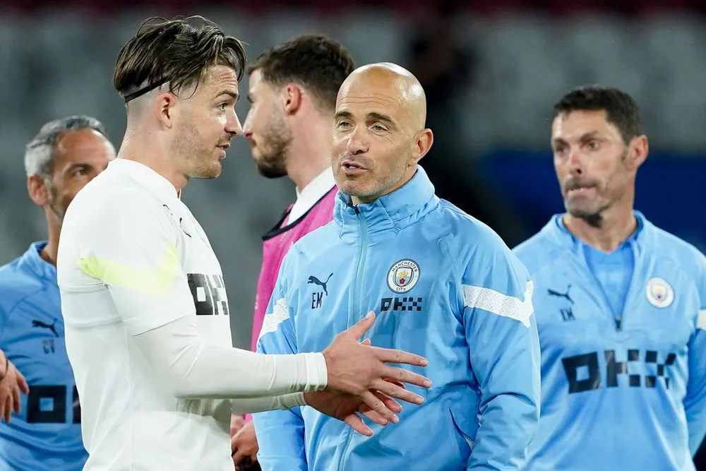 Enzo Maresca từng là trợ lý của Pep Guardiola tại Man City. ẢNH: GETTY chelsea-maresca.jpeg