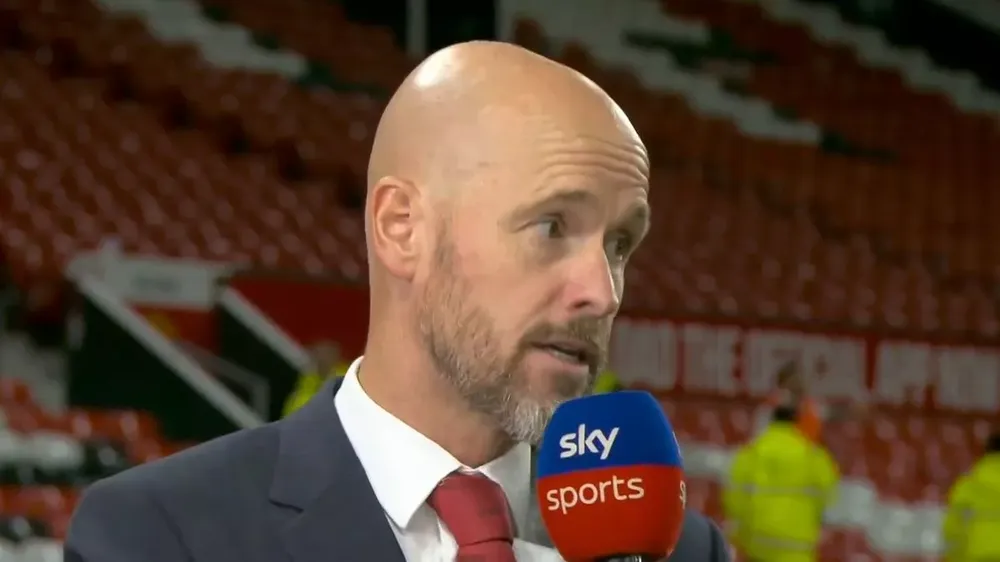 Ten Hag tin Zirkzee còn nhiều phẩm chất để tỏa sáng hơn nữa tại Manchester United. ẢNH: SKY SPORTS manchester-united-ten-hag.jpg