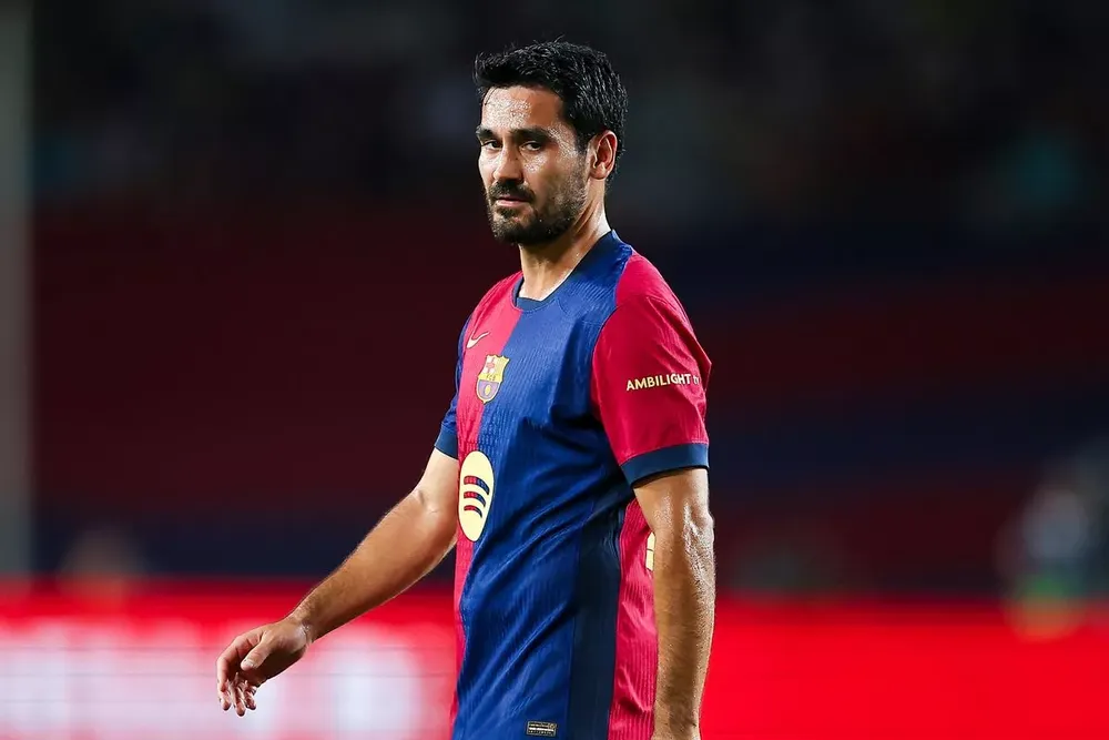 Gundogan đã đạt thỏa thuận chia tay Barcelona chỉ sau 1 mùa giải. ẢNH: GETTY gundogan-barcelona.jpg