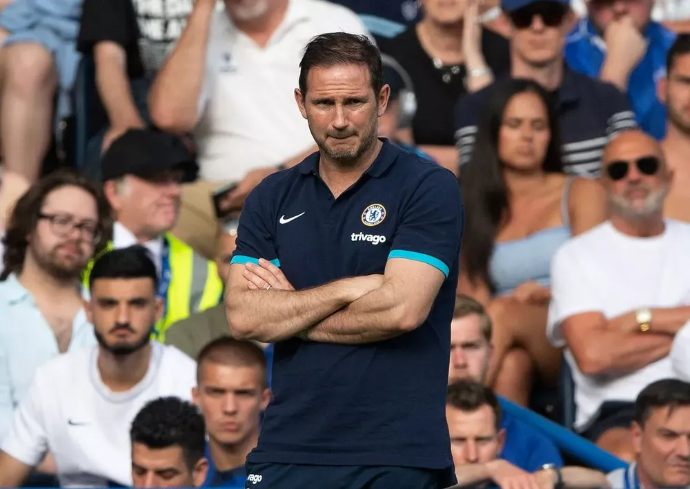 Lampard lần cuối cùng dẫn dắt Chelsea vào năm 2023. ẢNH: GETTY lampard-chelsea.jpg