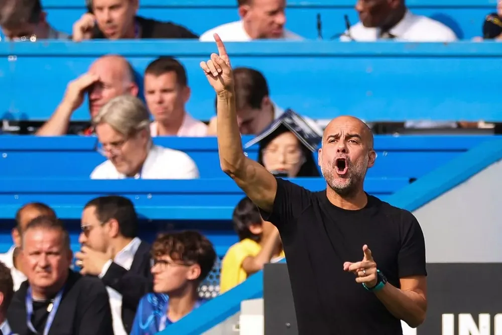 Pep Guardiola đang hướng đến chiến thắng thứ ba liên tiếp cùng Man City ở mùa giải mới. ẢNH: GETTY man-city-pep-guardiola.jpg