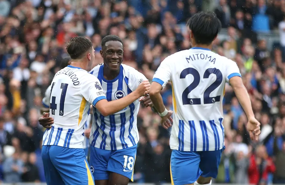 Brighton đã đánh bại MU với tỉ số 2-1 ở vòng 2 Premier League. ẢNH: GETTY mu-brighton-premier-league.jpeg