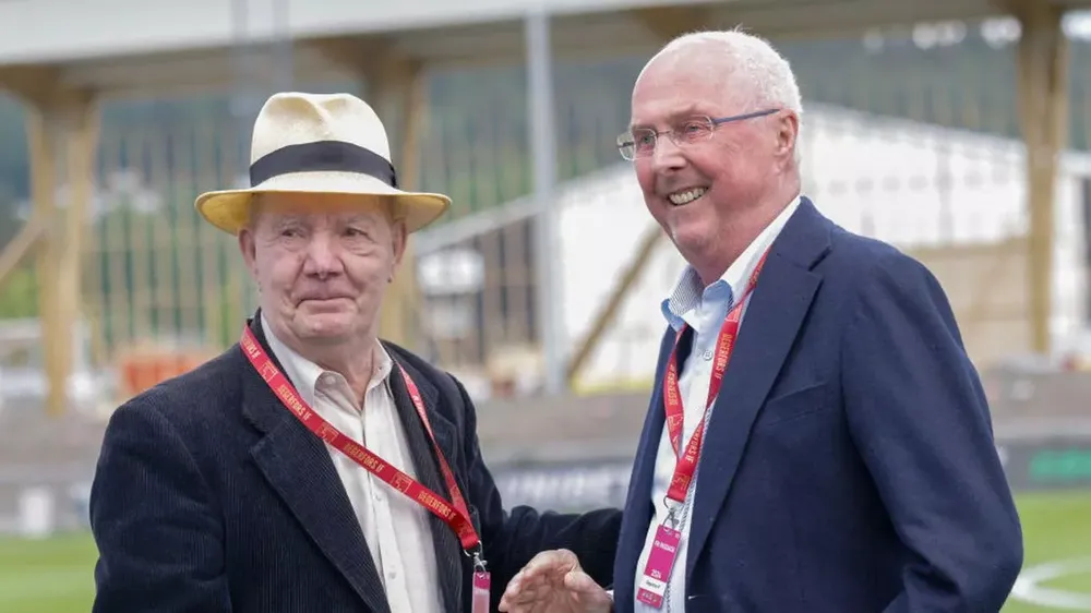 HLV Sven-Goran Eriksson và Tord Grip. ẢNH: GETTY HLV Sven-Goran Eriksson,HLV Sven-Goran Eriksson qua đời