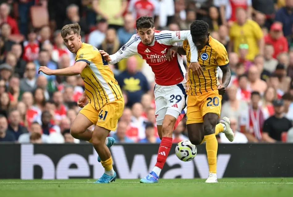 Arsenal mất điểm ngay tại Emirates. Ảnh: Getty premier-league-arsenal-havertz.jpg