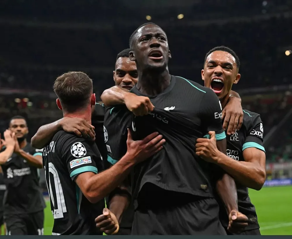 Konate cũng ghi bàn cho Liverpool trong đêm Champions League không thể quên. ẢNH: GETTY champions-league-ac-milan-liverpool.jpg