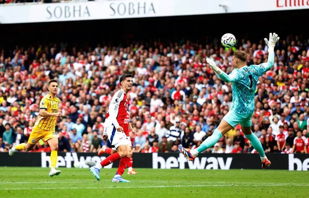Arsenal hướng đến 3 điểm trên sân Etihad ở vòng 5 Premier League. Ảnh: Getty ARSENAL-PREMIER-LEAGUE.jpg