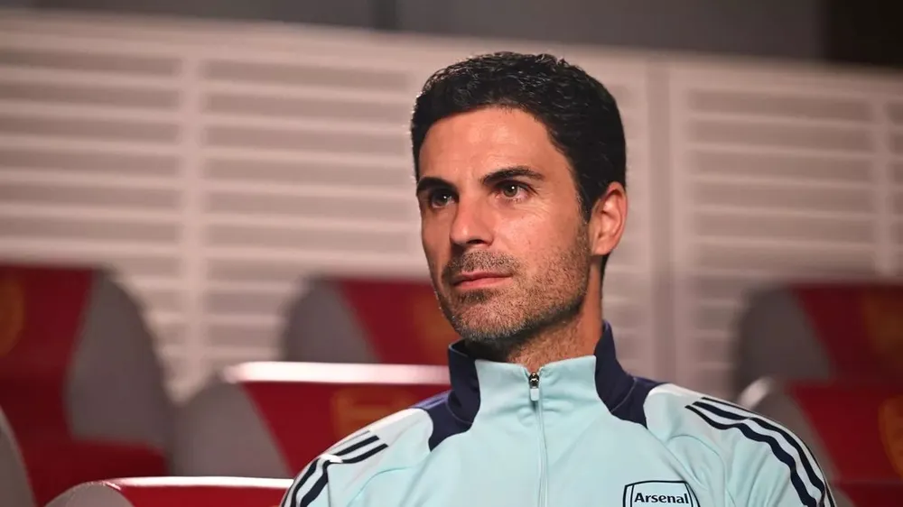 HLV Mikel Arteta đã tiết lộ kế hoạch của Arsenal trong trận đại chiến với Man City. ẢNH: GETTY kế hoạch của Arsenal trong trận đại chiến với Man City