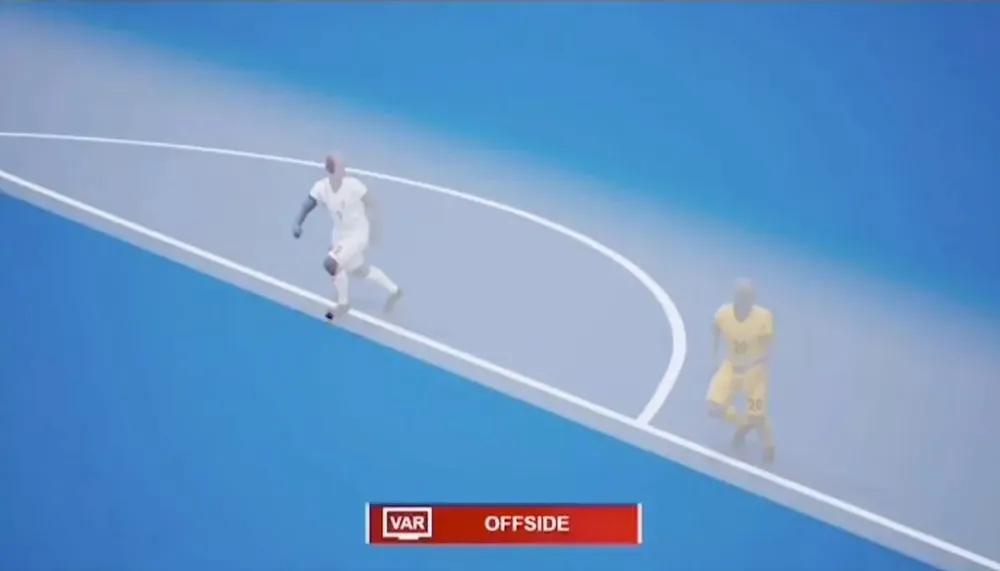 Công nghệ việt vị bán tự động đã được triển khai ở Euro 2024. ẢNH: GETTY việt vị bán tự động,saot