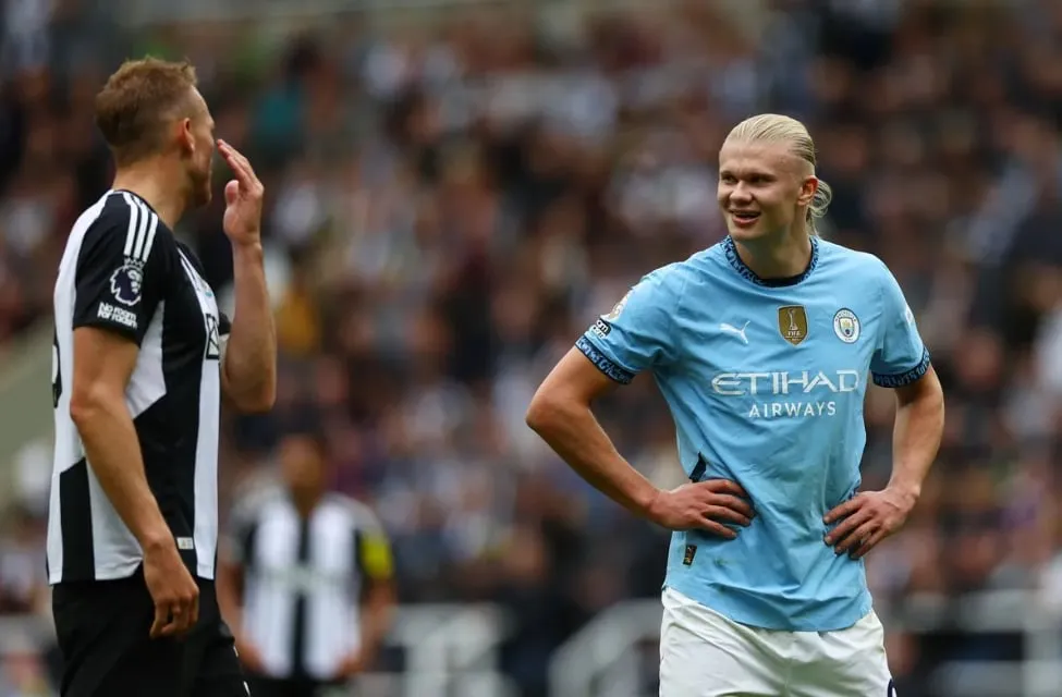 Erling Haaland mất hút trên hàng công khiến Man City mất điểm trên sân khách. Ảnh: Getty IMG_9904.jpeg